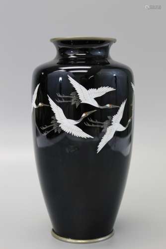 Japanese cloisonne vase.