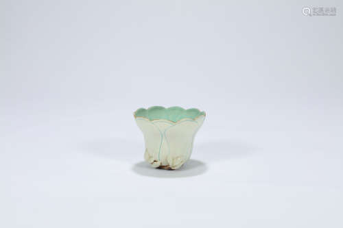 Chinese lotus leaf cup.