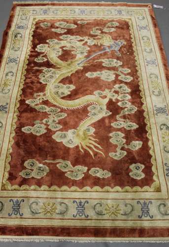 Chinese dragon carpet.