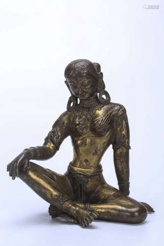 Bronze statue.