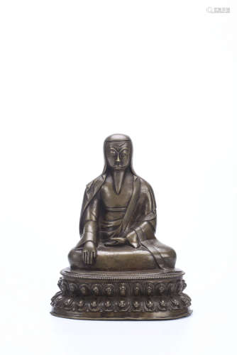 Chinese bronze Lama