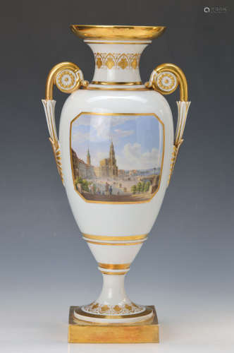 large double handle vase
