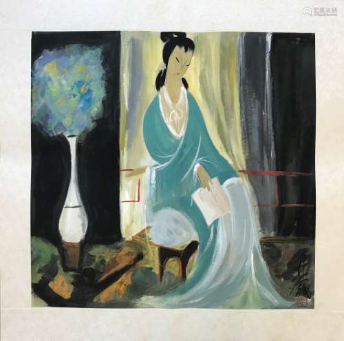 A  PAINTING OF A LADY