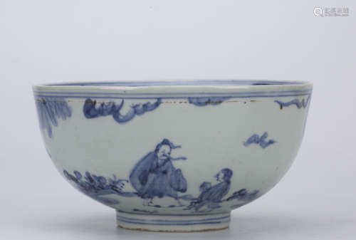 A Chinese Blue and White Porcelain Bowl