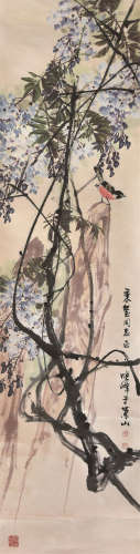 何晓峰（1935～2001） 花鸟 镜心 设色纸本