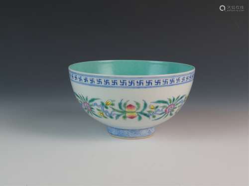 19th.C Chinese Doucai Bowl