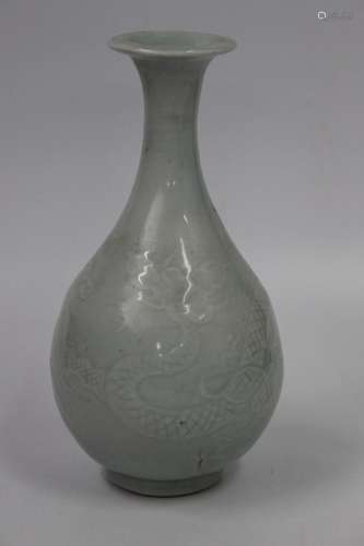 Chinese Celadon Porcelain Vase