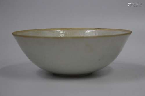 Chinese Ding Ware White Glazed Bowl