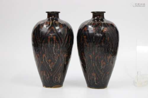 Pair of Chinese Meiping Vase