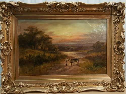 19th. C European School oil painting