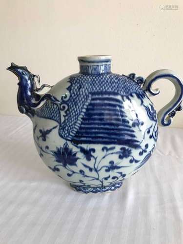 Chinese Blue&White Teapot