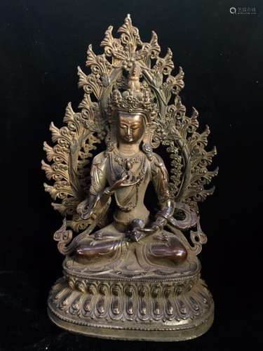 Chinese Bronze Guanyin