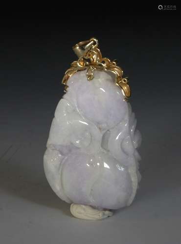 Lavender Jadeite Pendant