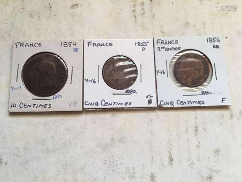 Three French Coins