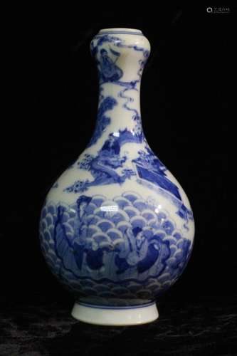 Chinese Blue and White Vase, Mark