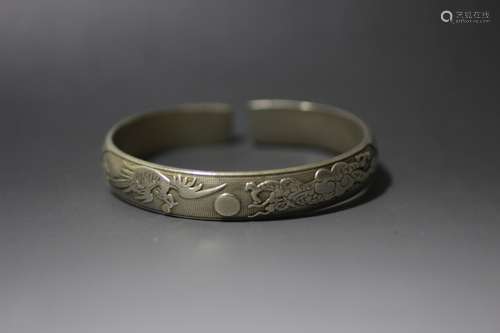 Chinese Silver Bangle , Mark