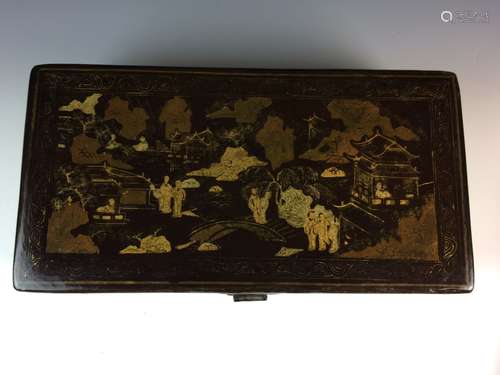 Qing Dynasty Chinese Lacquer Box