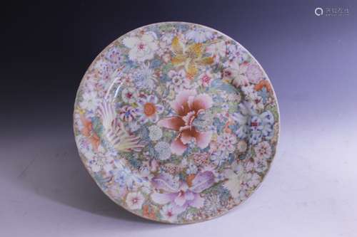 Chinese Famille Rose Plate