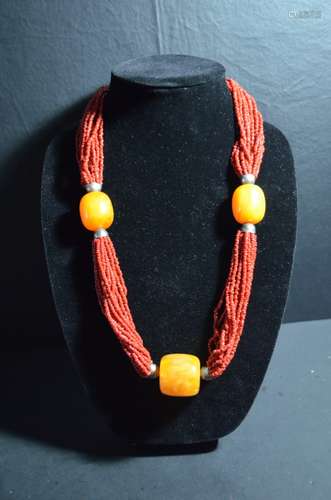 Chinese Coral Necklace