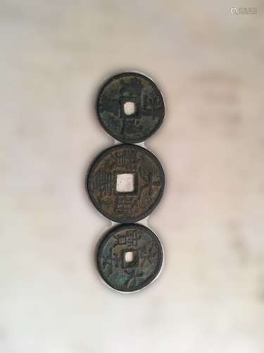 Three Chinese Coins