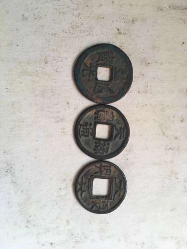 Three Chinese Coins