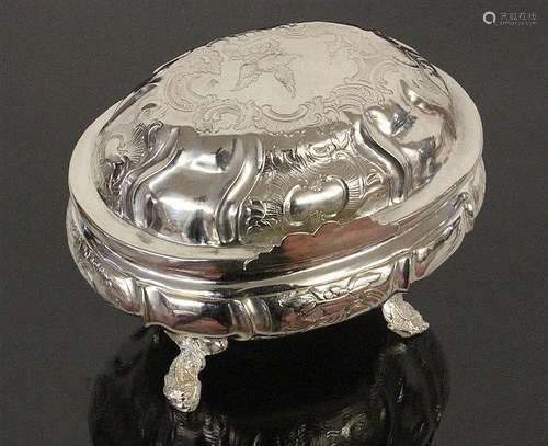 A RUSSIAN SUGAR BOWL Moscow 1767 Silver. Ovoid