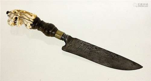 A RENAISSANCE KNIFE probably Germany 16th century