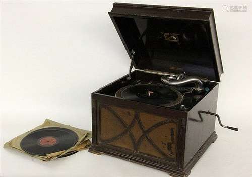 AN ART DECO GRAMOPHONE France 1920s/30s 'La voix