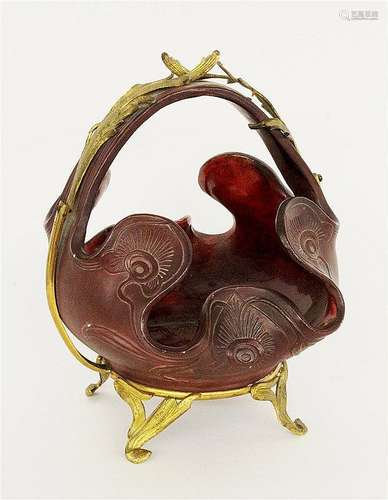 AN ART NOUVEAU FLOWER BOWL Wilhelm Schiller