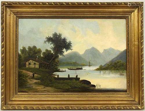 ROMANTICIST German, 19th century 2 paintings with