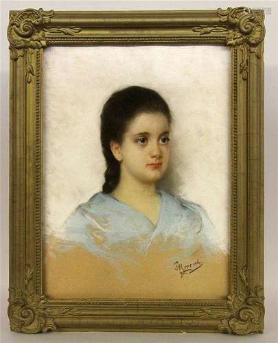 MOPPERT, FRANZ Baden-Baden 1867 - 1906 Portrait