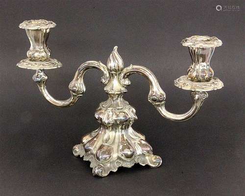 A SILVER CANDLESTICK Copenhagen 1942 925/000