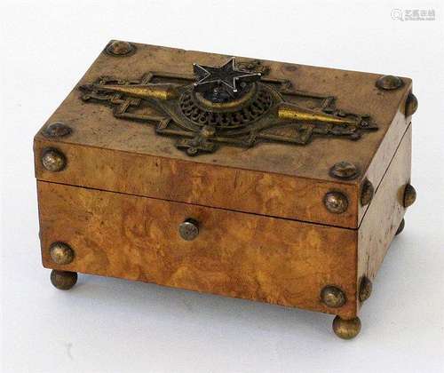 A SMALL JEWELLERY BOX France, 19th century Root