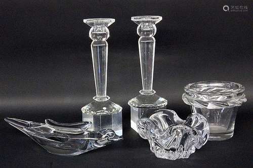 A LOT 5 CRYSTAL GLASS