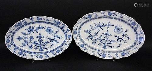 TWO LARGE SERVING PLATES Teichert, City of