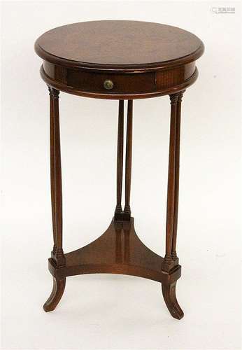 A SIDE TABLE 20th century Rosewood with inlaid