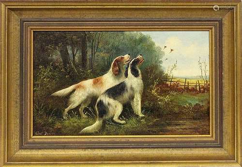 DUDLEY, CHARLES English animal painter ca. 1900 2