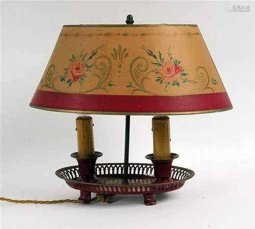 A TABLE LAMP IN BIEDERMEIER STYLE