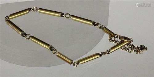 ARM CHAIN ??750/000 yellow gold. 17 cm long