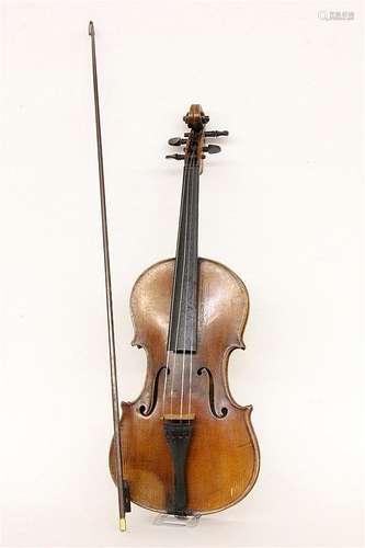 A VIOLIN after Stradivari. With label in the