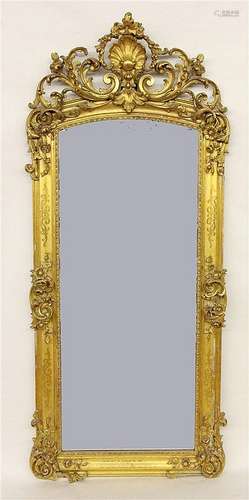 A SPLENDID BAROQUE MIRROR France, 19th century