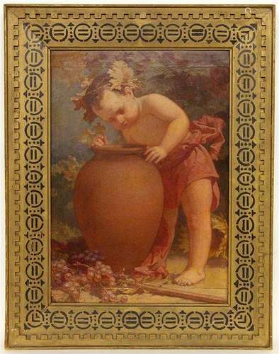 DECORATIVE PAINTER German circa 1900 Bacchus in