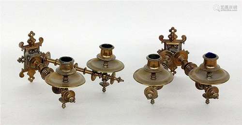 A PAIR OF PIANO CANDLE HOLDERS 10th century