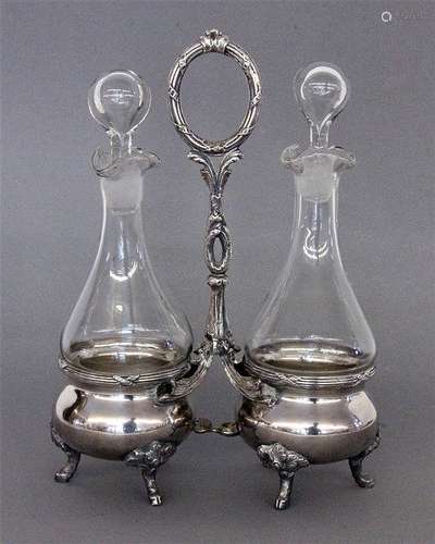 A CRUET STAND Victor Sanglier, Paris ca. 1900