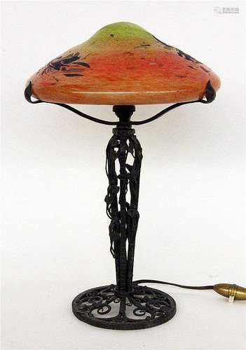 AN ART DECO TABLE LAMP probably by Charles