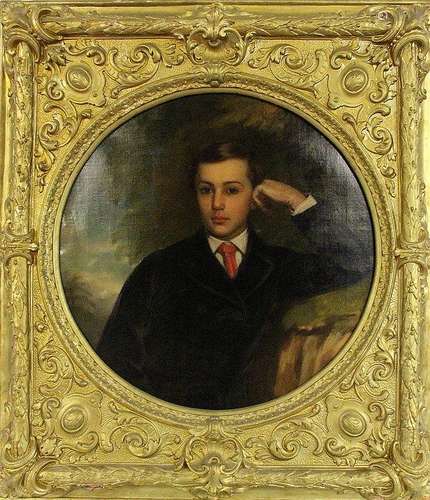 PORTRAIT PAINTER 19th century Portrait of a young