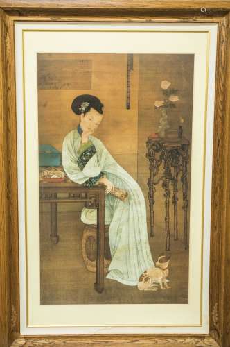 Chinese Painting of A Lady