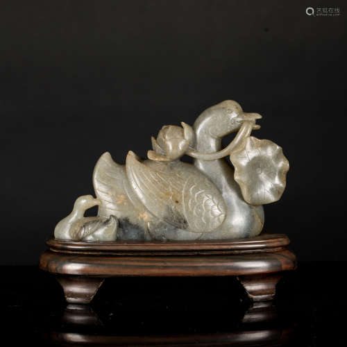 17-18th Antique Mandarin Duck