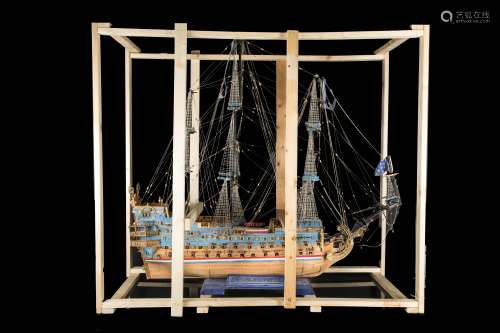 18th Swedish Antique Ship Model