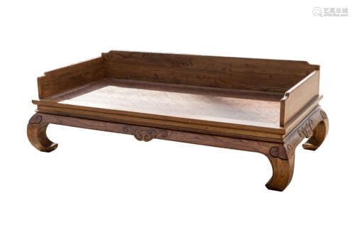 18-19th Antique Elm Luohan Bed